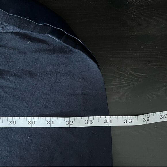 Vince Shift Dress Womens Small Navy Blue Sleeveless V-Neck Viscose Blend Pockets - Picture 13 of 13